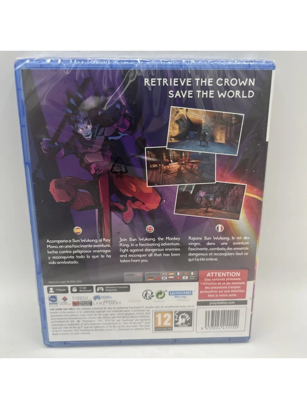 The Crown of Wu - PS5 (Sony Playstation 5) (UK Exclusive) New Sealed Region Free